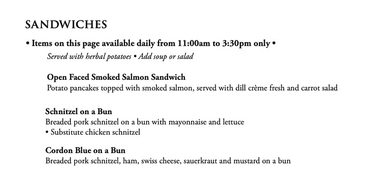 Sandwiches